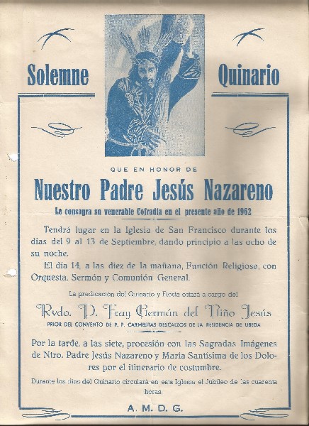 quinario jesus